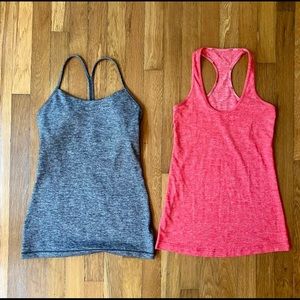 2 Lululemon tank tops size 4